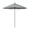 California Umbrella 9' Black Aluminum Market Patio Umbrella, Sunbrella Gateway Mist? 194061335536 - alternate 1